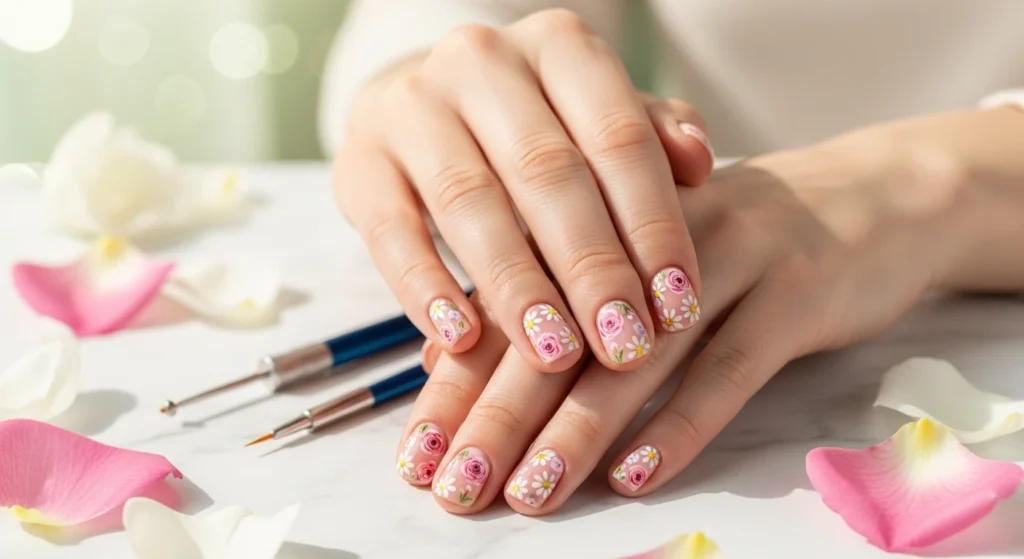 15 Easy Floral Nail Designs for Beginners You Can Do at Home