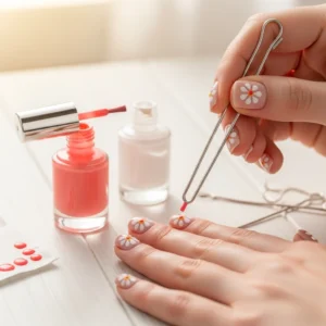 Bobby Pin Flower Hack