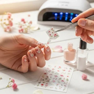Floral Nail Stickers for Beginners