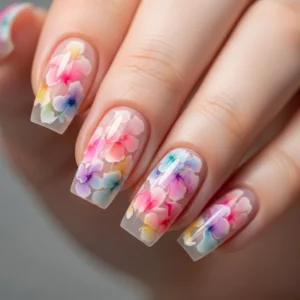 Blooming Gel Flower Nails